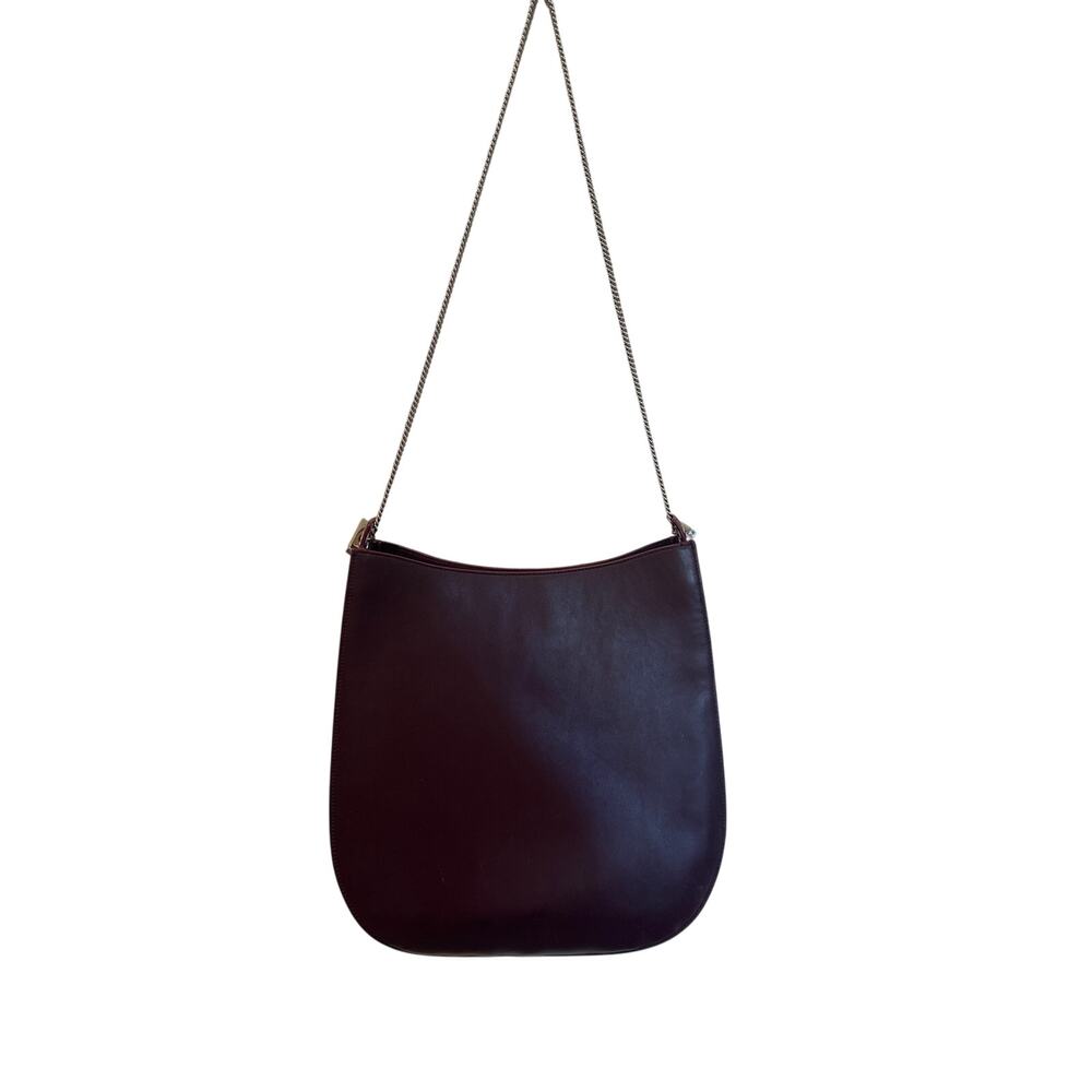 ⭐️ Hugo Boss Leather Shoulder Purse W/ Chain Strap Quiet Luxury